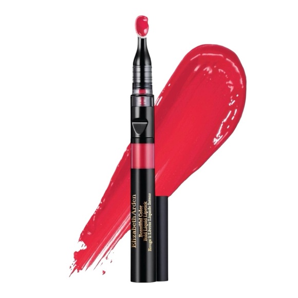 *ELIZABETH ARDEN BEAUTIFUL COLOUR LIQUID LIP IN FEARLESS RED 07 - BNIB - Picture 1 of 4